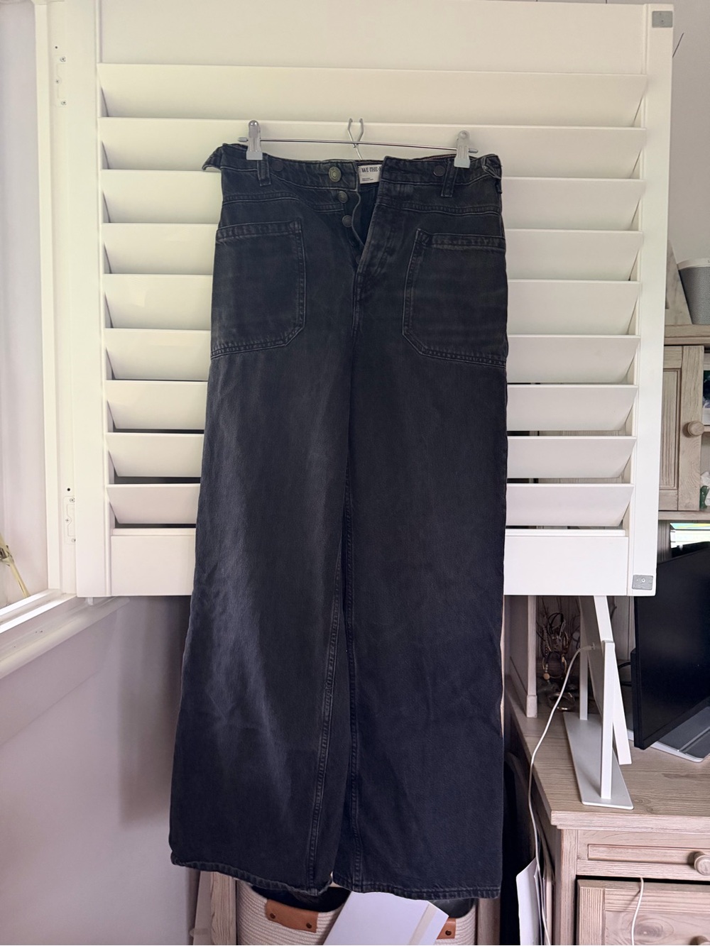high-rise black jeans | free people